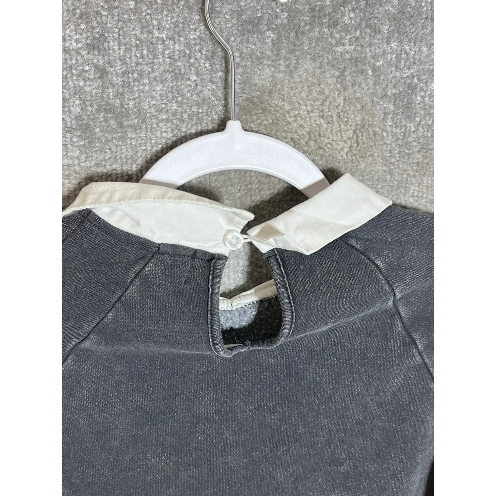 Hello Kitty And Friends x Forever 21 Kids Sweatshirt Girls Sz 9/10 Faded Black